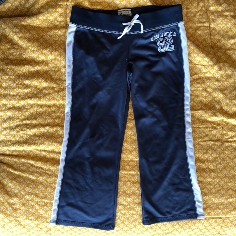 Abercrombie kids crop flare athletic pants